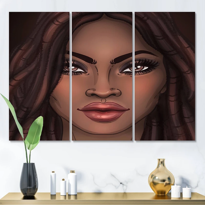 Designart - Portrait of African American Woman I