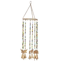 Gold Elephants Metal Eclectic Windchime