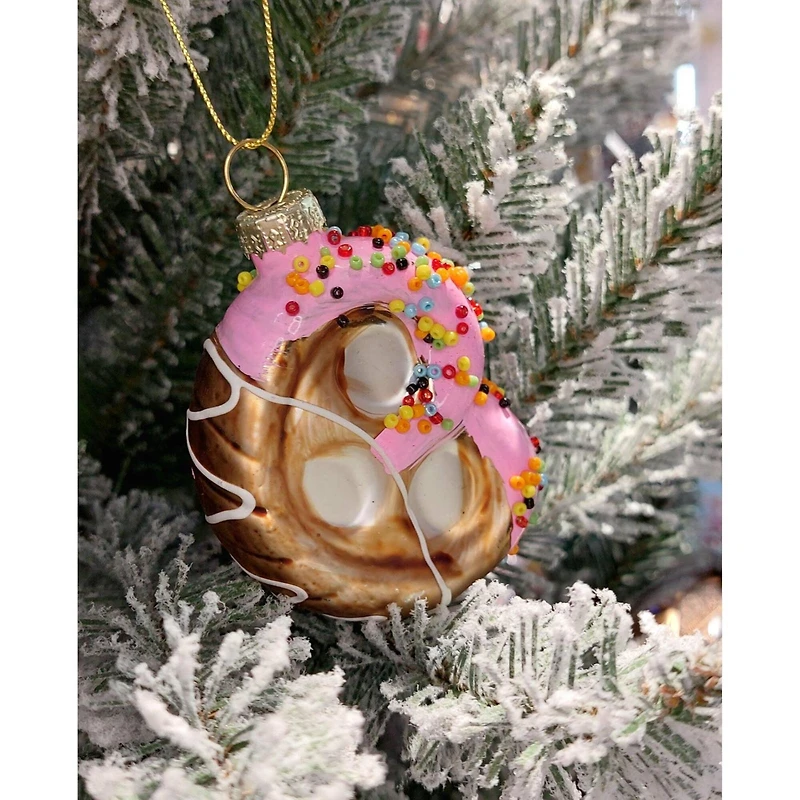 Wizardi 11.81" Pretzel Christmas Glass Ornament