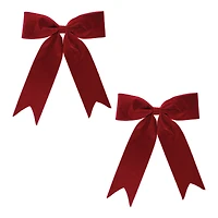 Red Holiday Bow, 2 Set