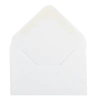 JAM Paper 2.75" x 3.75" White Mini Commercial Envelopes