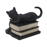8.25" Cat with Books & Candle Tabletop Décor by Ashland®