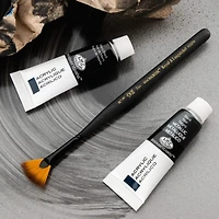 Royal & Langnickel® Mini Majestic™ Short Handle Fan Brush, Size 20/0