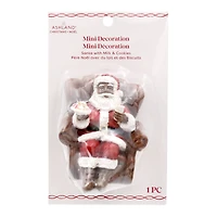 Mini Santa with Milk & Cookies Decoration by Ashland®