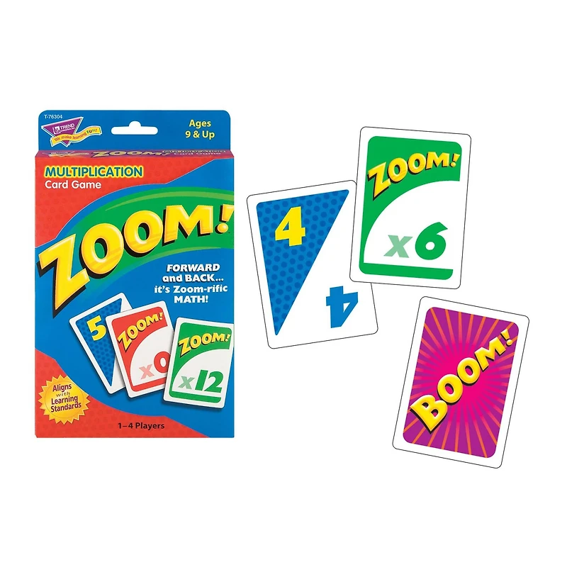 Trend Enterprises® Zoom!™ Multiplication Card Game