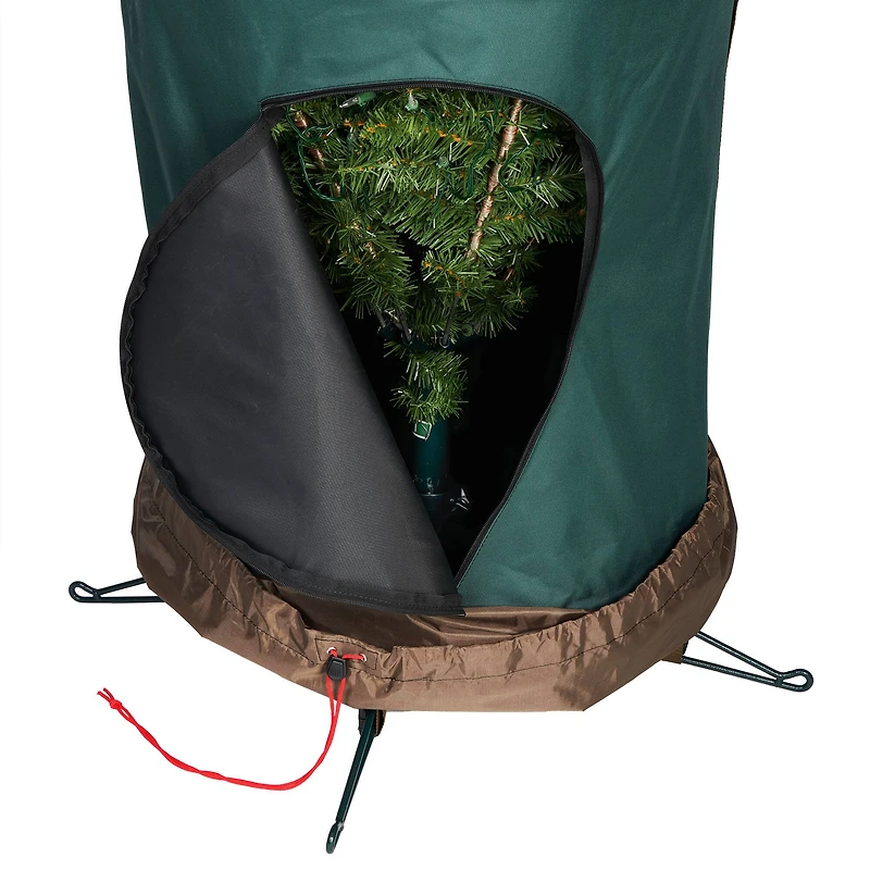 9ft. Green Upright Protective Christmas Tree Storage Bag