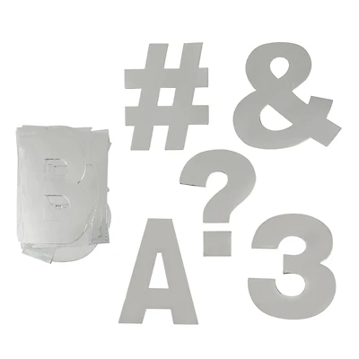 4" Holographic Project Letters, Numbers & Characters by B2C™