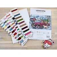 Letistitch Bird Table Counted Cross Stitch Kit