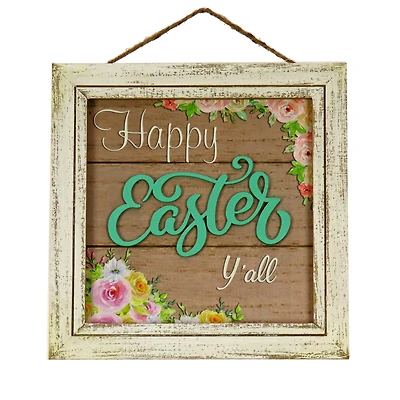 10" Happy Easter Y’all Wall Sign