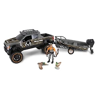 NKOK RealTree® Ford Super Duty® F250® 1:18 Scale 10 Piece Duck Hunting Playset
