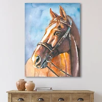 Designart - Portrait of A Brown Horse