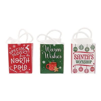 Mini Classic Holiday Gift Bag Decorations by Ashland®