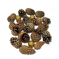 Natural Brown & Gold Pinecone Mix by Ashland®