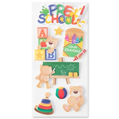 Dimensional Preschool Stickers by Recollections™