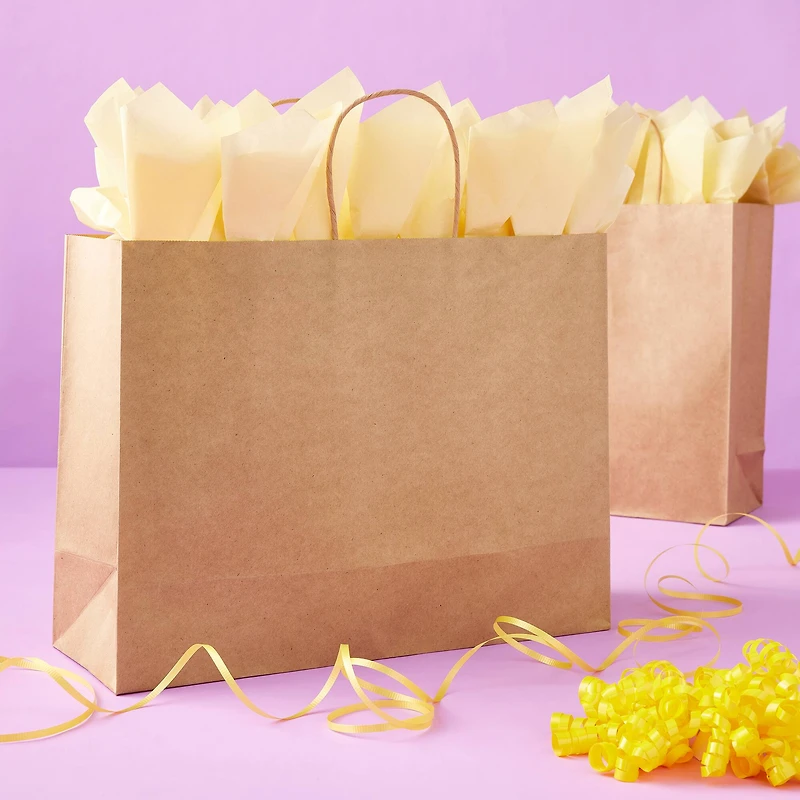 24 Pack: 15.75" Kraft Paper Gift Bag by Celebrate It™