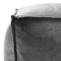 Hello Honey® 18" Modern Boho Cotton Velvet Pouf