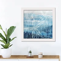 Drawn Starfish White Framed Print