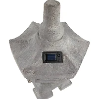20" Solar Powered LED Pagoda Outdoor Garden Statue