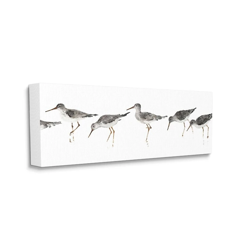 Stupell Industries Beach Bird Sandpipers Minimal Painting Wall Art