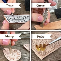 ArtSkills® 8 Project Leather Working Kit for Beginners