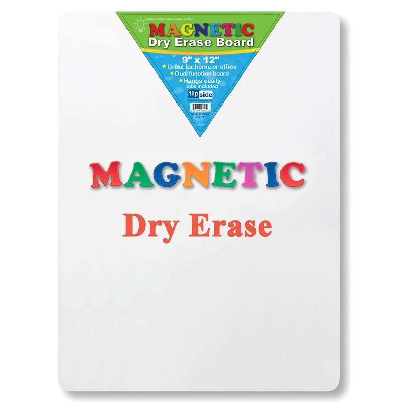 Flipside Products 9" x 12" Magnetic Dry Erase Boards, 3ct.