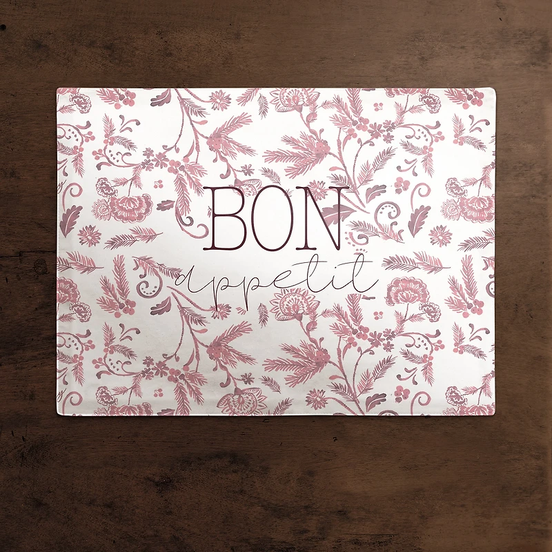 Paisley Bon Appetit 18" x 14" Cotton Twill Placemat