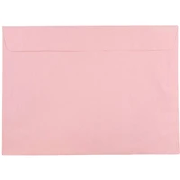 JAM Paper 9" x 12" Baby Pink Pastel Booklet Premium Envelopes, 25ct.