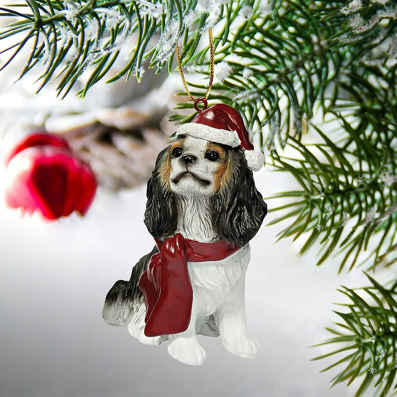 Design Toscano 3.5" Cavalier King Charles Spaniel Ornament Sculpture