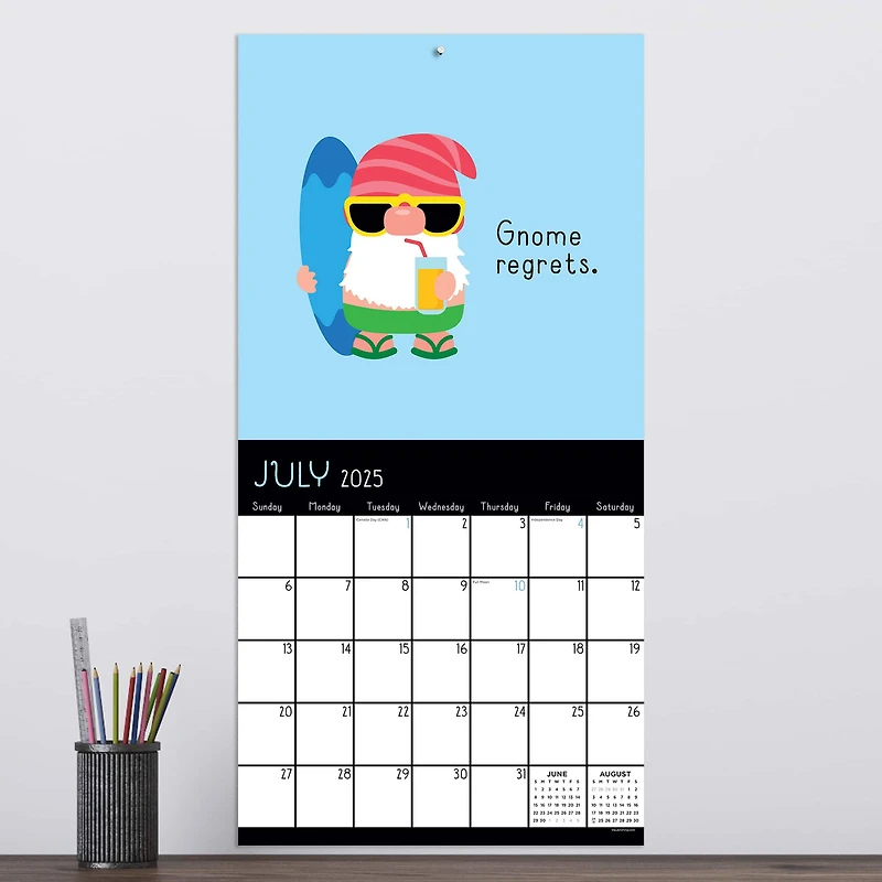TF Publishing 2025 Puns of Fun Wall Calendar