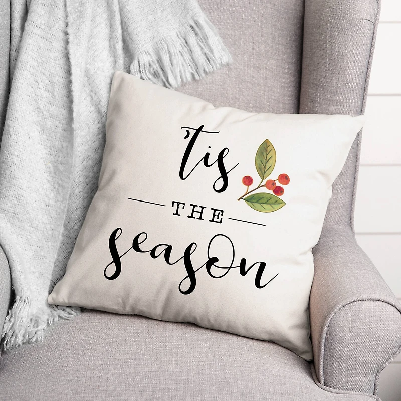 Tis the Season Throw Pillow