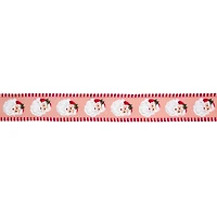 1.5" x 30ft. Holly Jolly Santa Wired Taffeta Ribbon by Celebrate It®