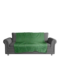Green Diamond Pattern Fleece Blanket