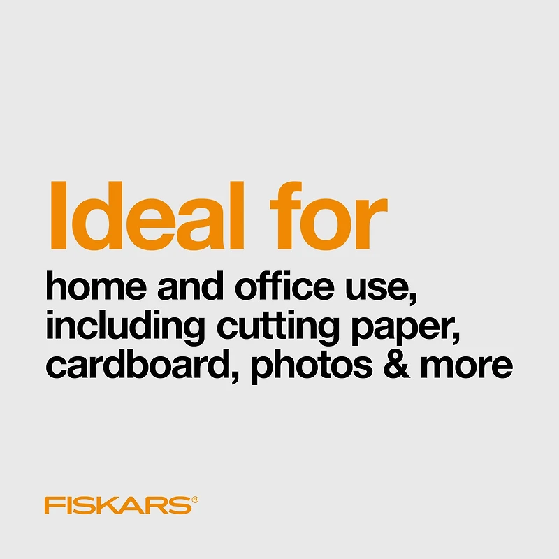 Fiskars® 8" Black Scissors