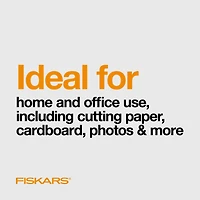 Fiskars® 8" Black Scissors