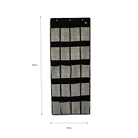 Simplify Black 20-Pocket Shoe Organizer