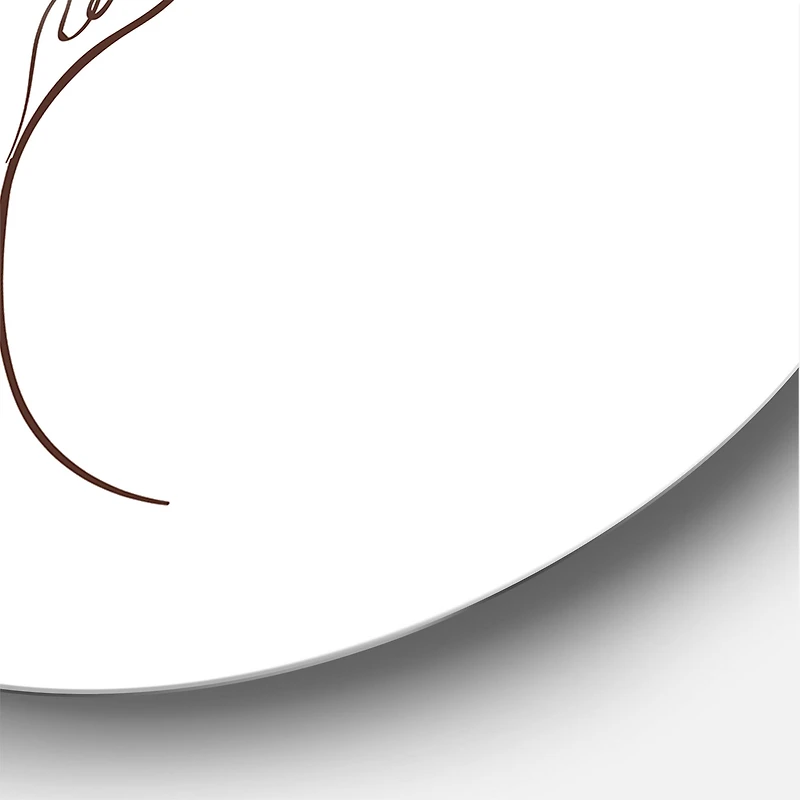 Designart - One Line Portrait of African American Woman III