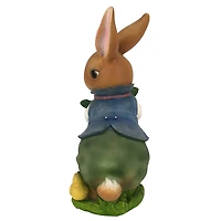 Design Toscano 12" Bunny Hop Lane Father Rabbit Statue
