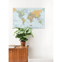 WallPops 36" U.S. & World Map Wall Decal Bundle