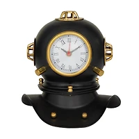 8" Brass Diver Helmet Clock