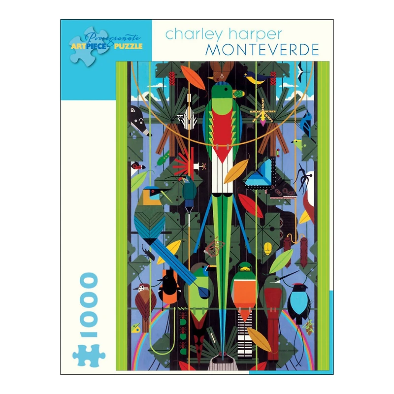 Charley Harper Monteverde 1000 Piece Puzzle