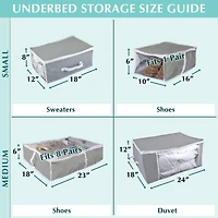 DII® Chevron Sweater Soft Storage Cube, 2ct.