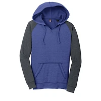 District® Women's Lightweight Fleece Raglan Hoodie