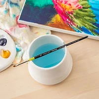 Golden Taklon Short Handle Angle Shader Brush by Artist's Loft™ Vienna