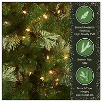 9ft. Pre-Lit Charleston Pine Artificial Christmas Tree