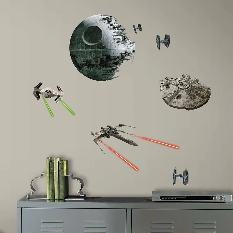 RoomMates Star Wars Classic Spaceships Peel & Stick Decals
