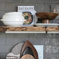 Hello Honey® 11.5" Walnut Mango Wood Footed Bowl