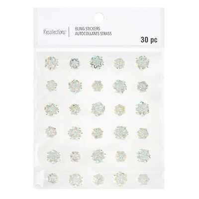 Clear Iridescent Floret Bling Stickers By Recollections™