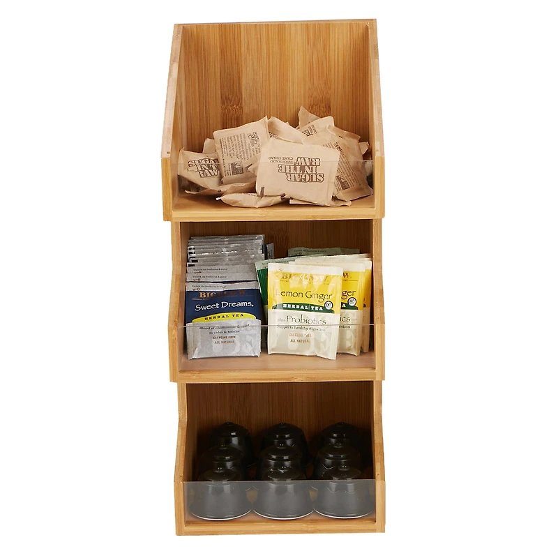 Mind Reader Brown Coffee Condiment & Accessories Caddy Organizer