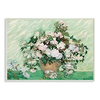 Stupell Industries Impressionist Arrangement of Chrysanthemums Traditional Painting Wall Plaque