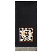 DII® Black All Hallows Eve Halloween Embellished Dishtowel Set